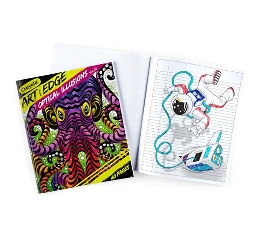 Art with Edge, Optical Illusions Coloring Pages, Volume 2 - US 9312