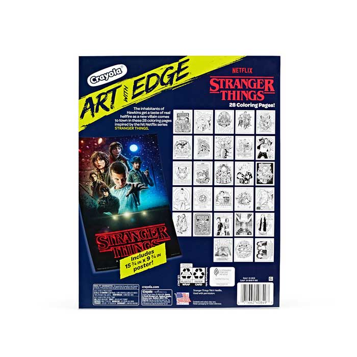 Art With Edge Stranger Things, 28 Coloring Pages - US 7811