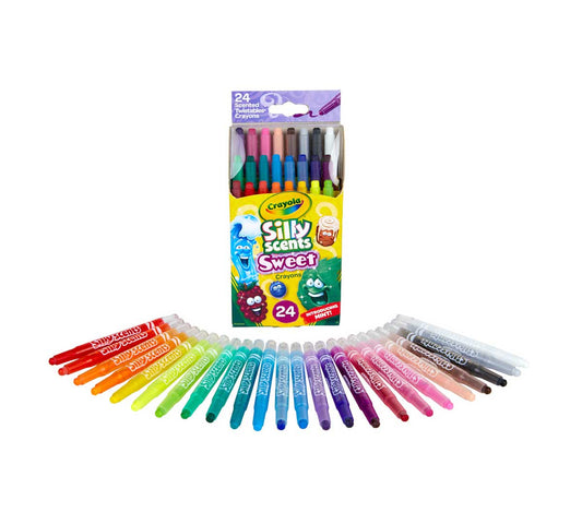 Silly Scents Mini Twistables Scented Crayons, 24 Count - US 7922