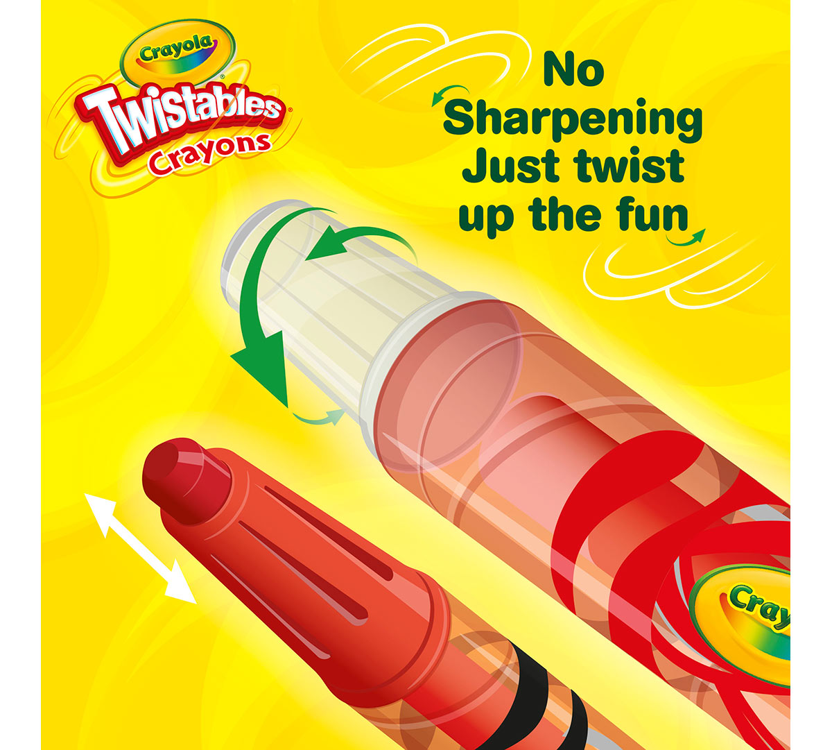 Mini Twistables Crayons, 24 Count - US 9358
