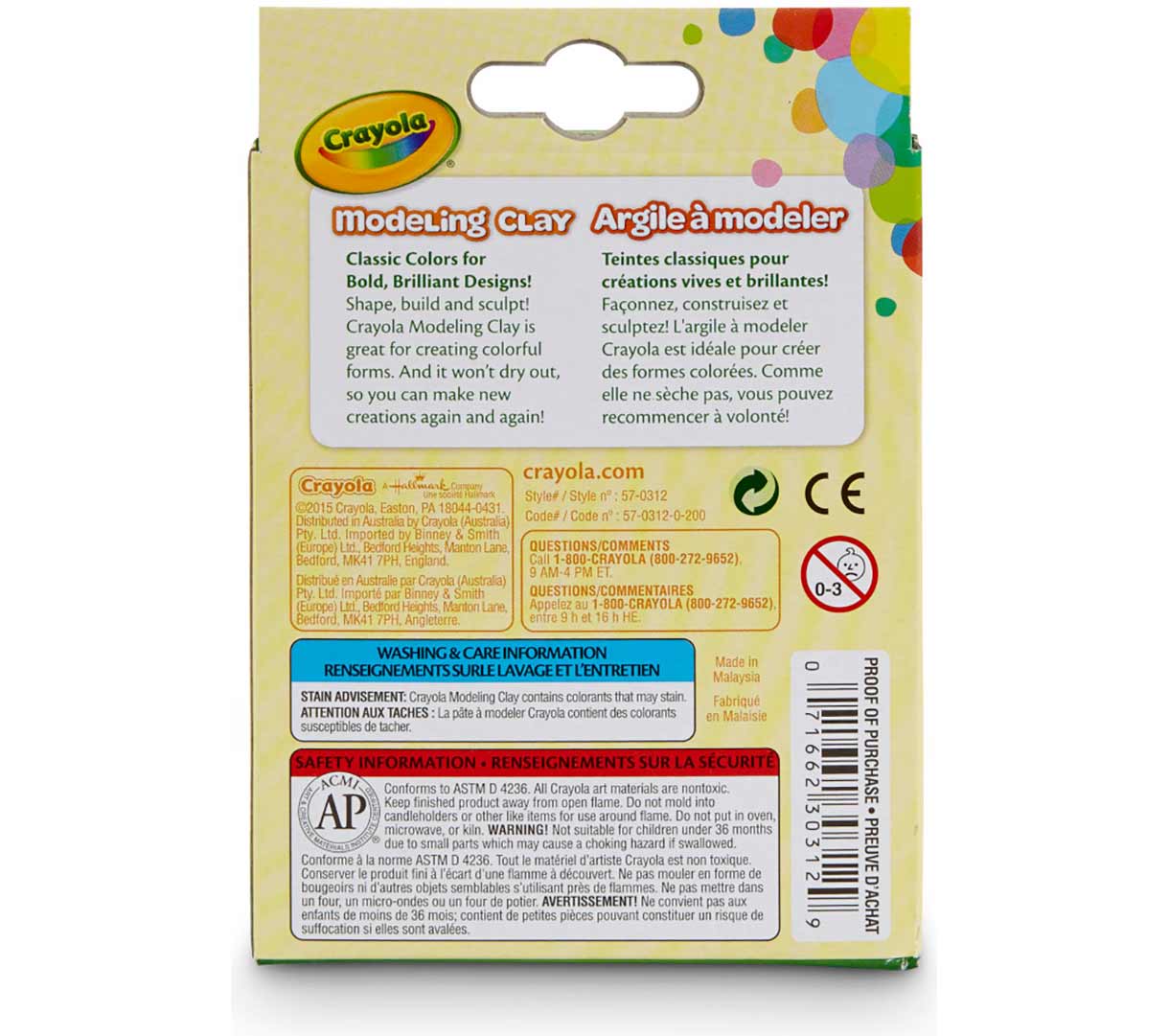 Modeling Clay, 8 Count - US 8685