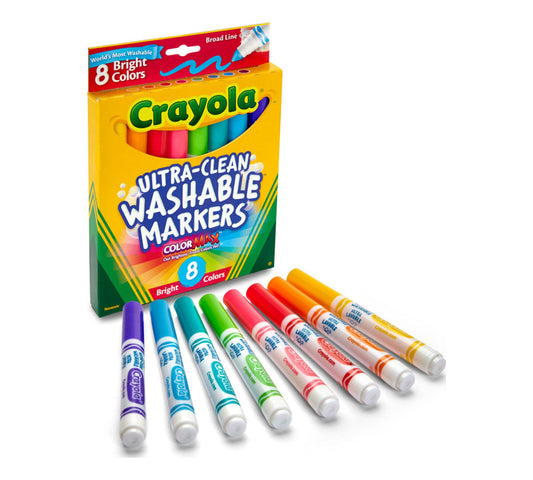 Ultra-Clean Markers, Broad Line, Bright, 8 Count - US 2752