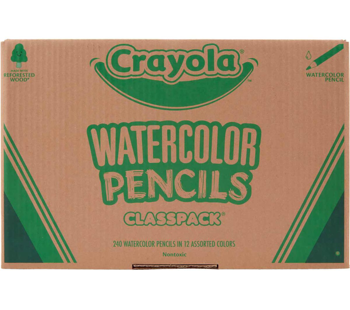 Watercolor Pencils Classpack, 240 Count, 12 Colors - US 4155