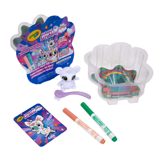 Scribble Scrubbie Mini Tub, Uni-Creature - US 7008