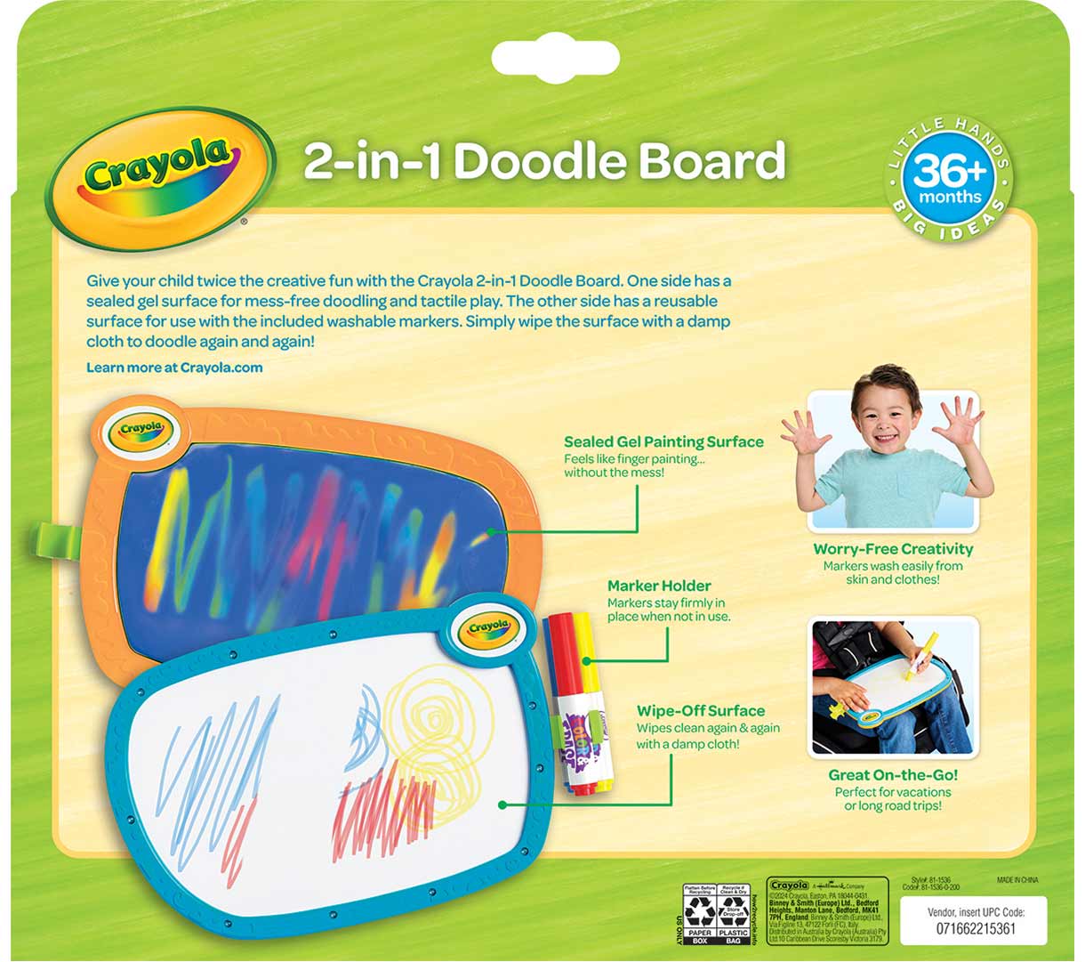 2-in-1 Doodle Board - US 5816
