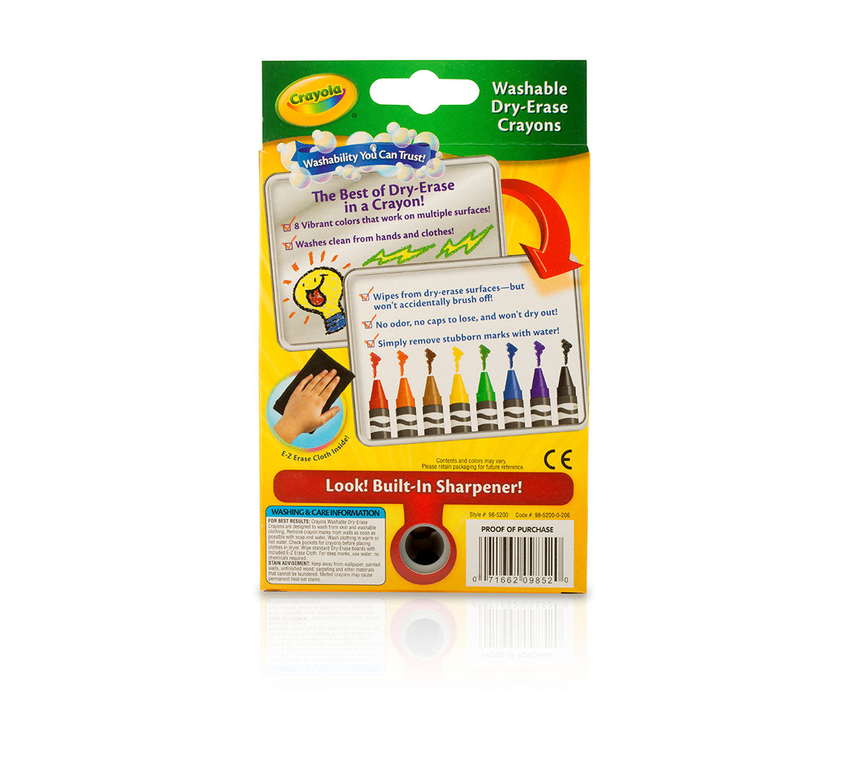 Dry-Erase Crayons 8 ct. - US 8849