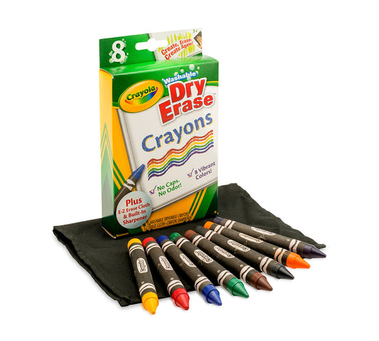 Dry-Erase Crayons 8 ct. - US 8849