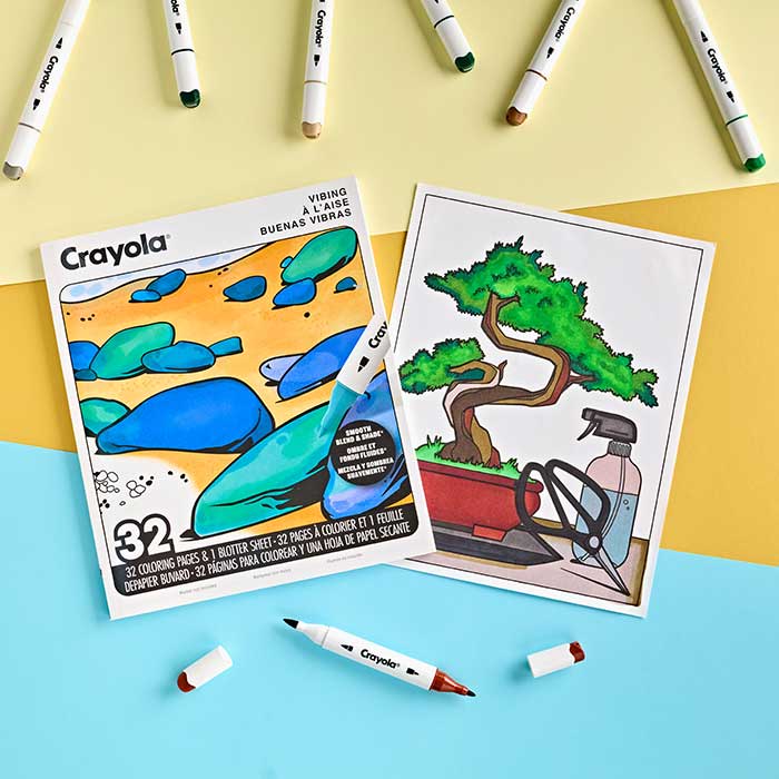 Vibing Adult Coloring Book, 32 pages - US 4732
