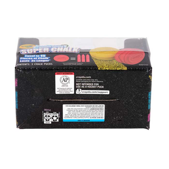 Outdoor Washable Super Chalk, 5ct - US 8274