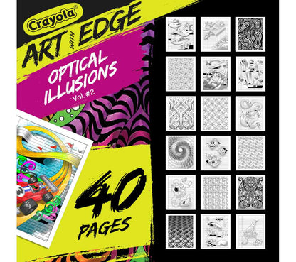 Art with Edge, Optical Illusions Coloring Pages, Volume 2 - US 9312