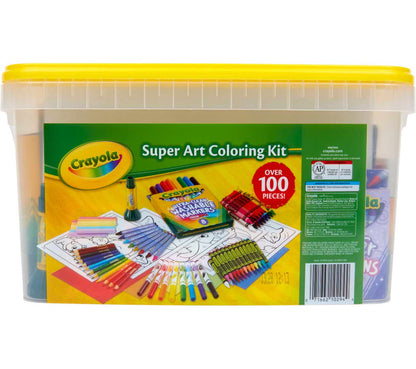 Super Art Coloring Kit, 100+ Pcs - US 8713