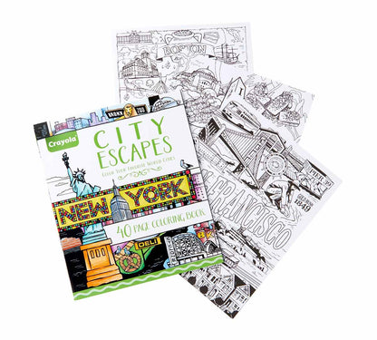 City Escapes Around the World Coloring Pages - US 6477