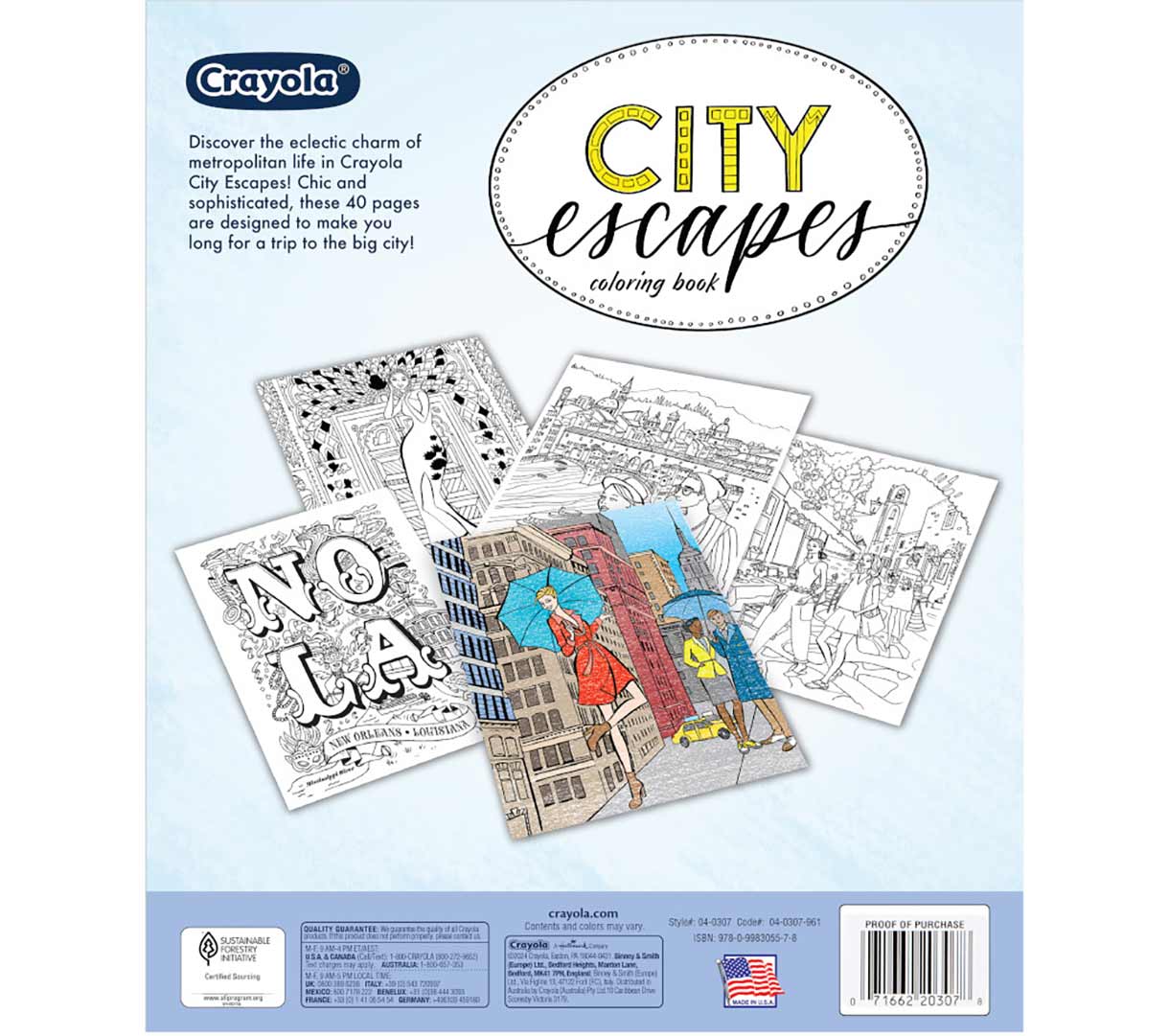 City Escapes Around the World Coloring Pages - US 6477