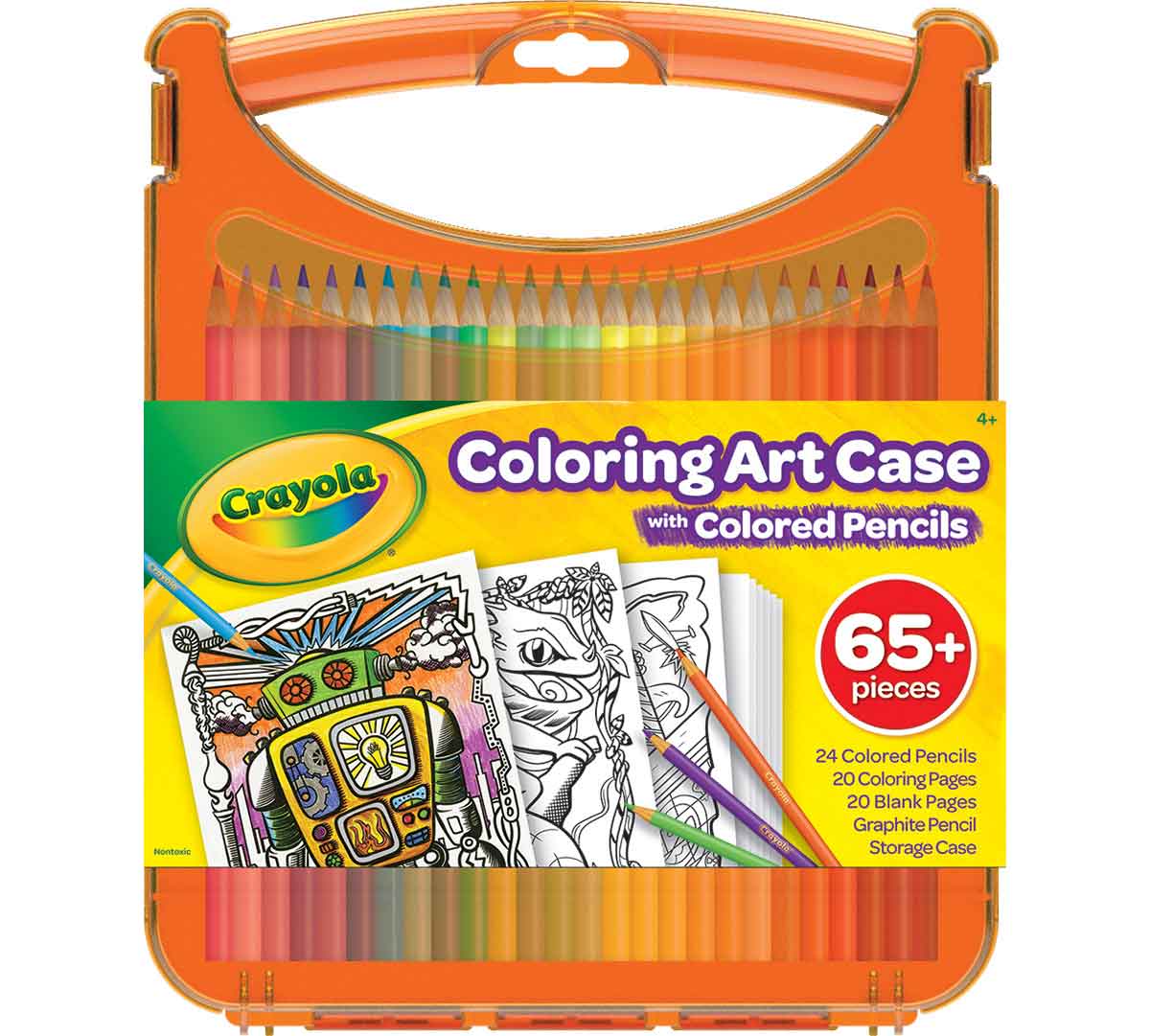 Coloring Art Case with Colored Pencils - US 1480