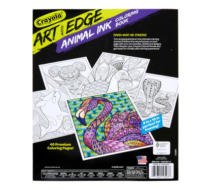 Art with Edge Jungle Animal Coloring Book, 32 pages - US 1317