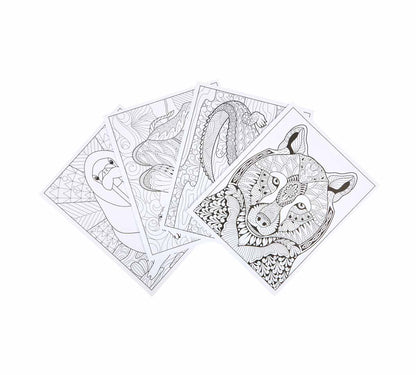 Art with Edge Jungle Animal Coloring Book, 32 pages - US 1317