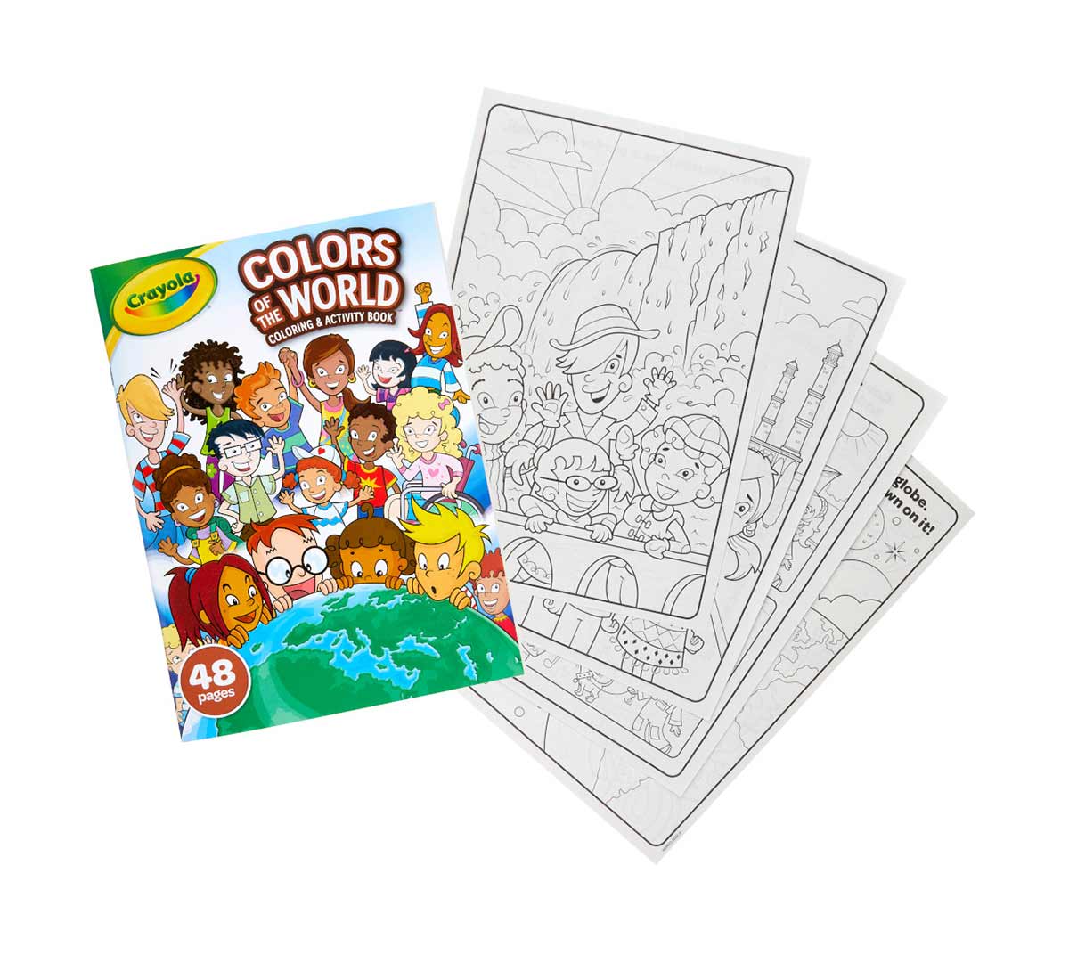 Colors of the World Coloring Book, 48 Pages - US 6781