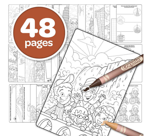 Colors of the World Coloring Book, 48 Pages - US 6781
