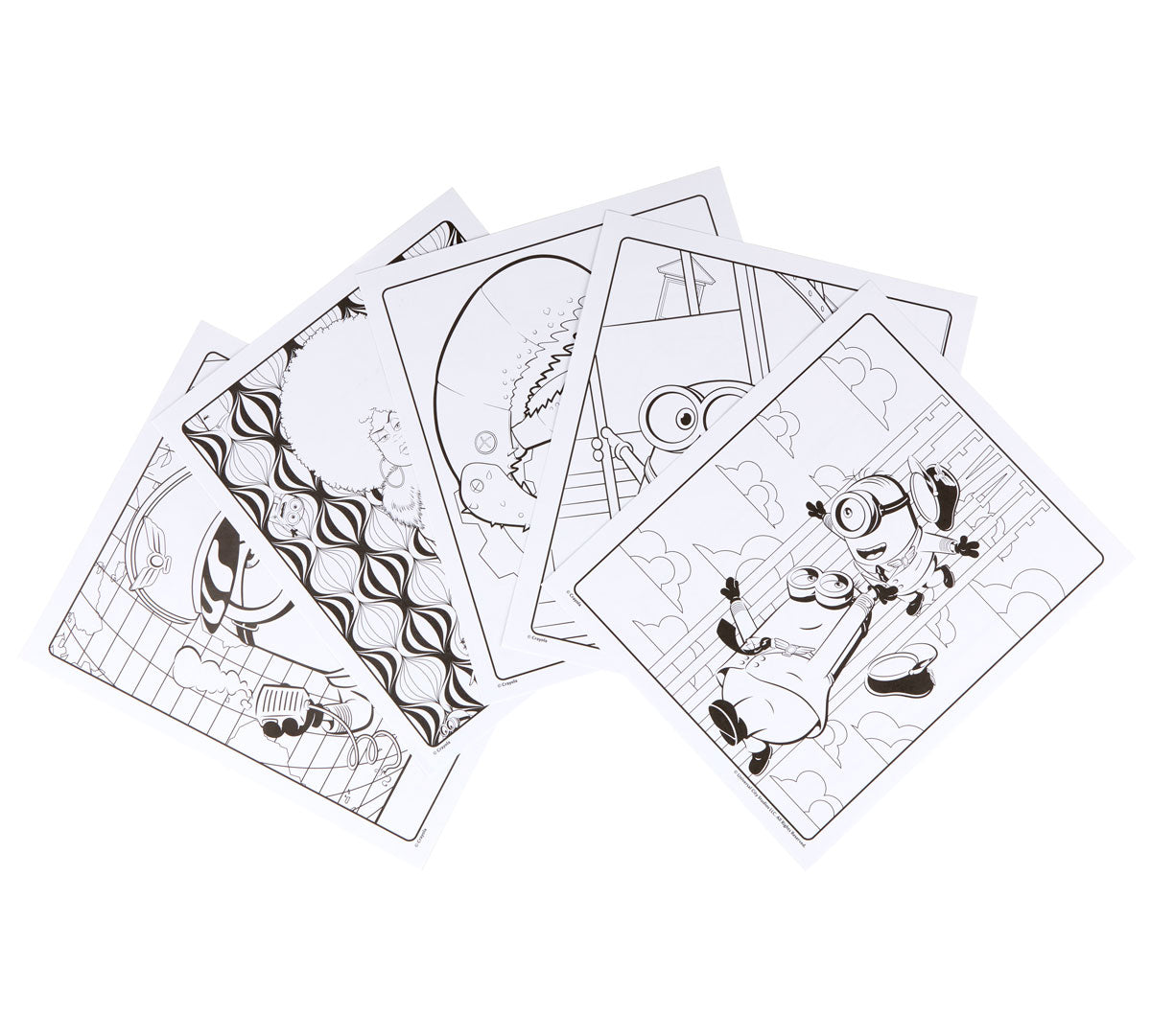 Minions 2 Color & Sticker Set - US 4686