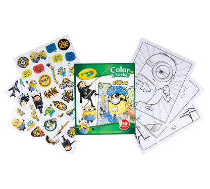 Minions 2 Color & Sticker Set - US 4686