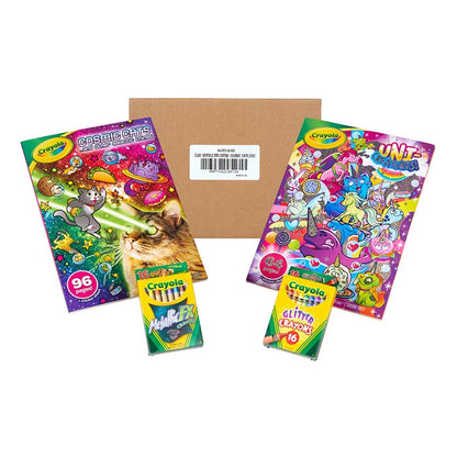 Crayola Uni-Creatures & Cosmic Cats Coloring Book Set - US 5614
