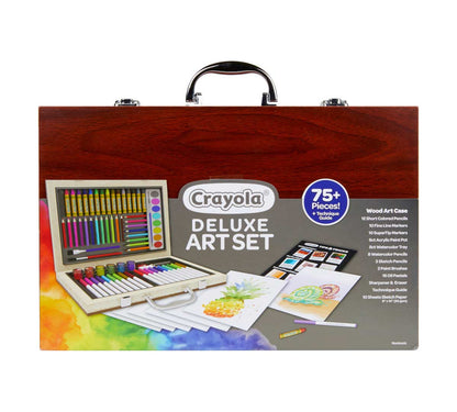 Deluxe Wooden Art Set, Over 75 Pieces - US 9683