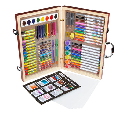 Deluxe Wooden Art Set, Over 75 Pieces - US 9683