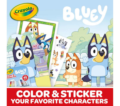 Bluey Color & Sticker Kit - US 6989