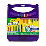 Clicks Art Set, Retractable Markers & Colored Pencils - US 4074