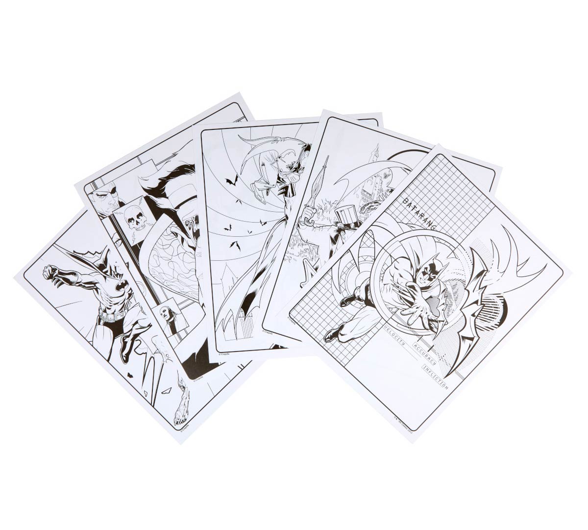 Art with Edge Batman Coloring Pages, 28 Sheets - US 4303