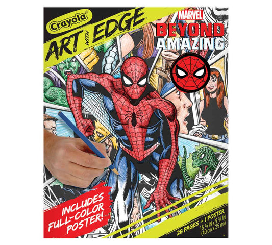 Spiderman Beyond Amazing Art With Edge, Adult Coloring Book - US 3165