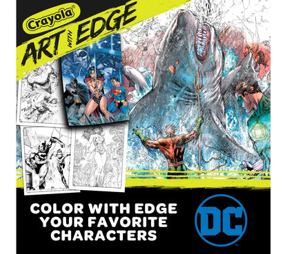 Art With Edge Justice League Coloring Pages, 28 Sheets - US 2729