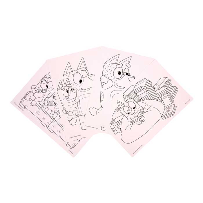 Bluey Create & Color Art Case - US 1402