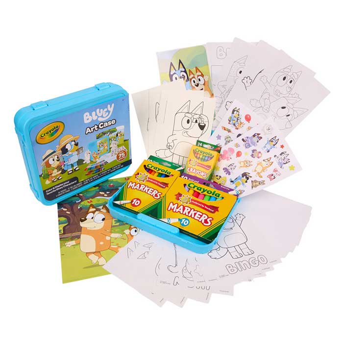 Bluey Create & Color Art Case - US 1402