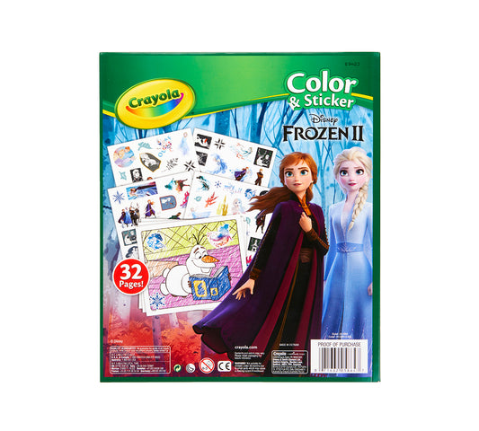 Frozen 2 Color & Sticker Book - US 9845