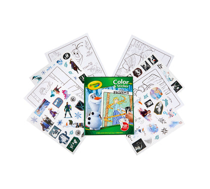 Frozen 2 Color & Sticker Book - US 9845