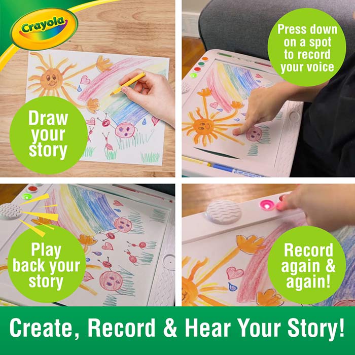 Crayola Story Creator, Interactive Sound Tablet for Kids - US 5926
