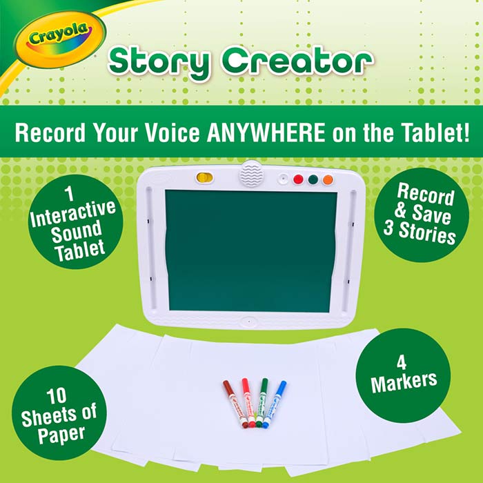 Crayola Story Creator, Interactive Sound Tablet for Kids - US 5926