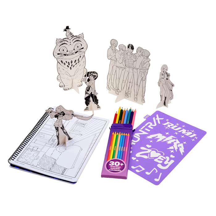 K-Pop Demon Hunters Color & Sketch Activity Pad - US 3005
