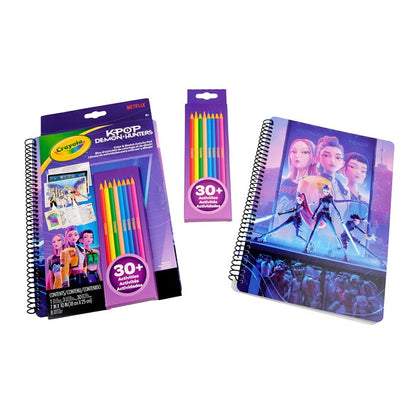 K-Pop Demon Hunters Color & Sketch Activity Pad - US 3005