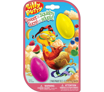 Silly Putty Sweet & Squishy Eggs, 2 Count - US 4559