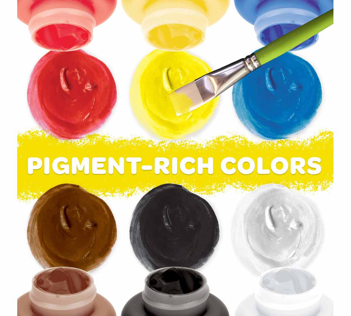 Acrylic Paints, Bold, 6 Count - US 6182