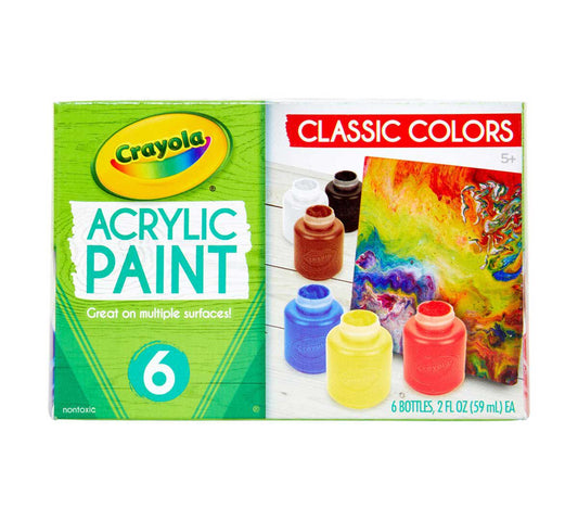 Acrylic Paints, Bold, 6 Count - US 6182