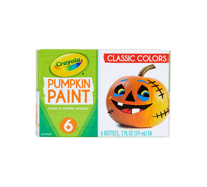 Acrylic Pumpkin Painting Set, Classic Colors - US 2343