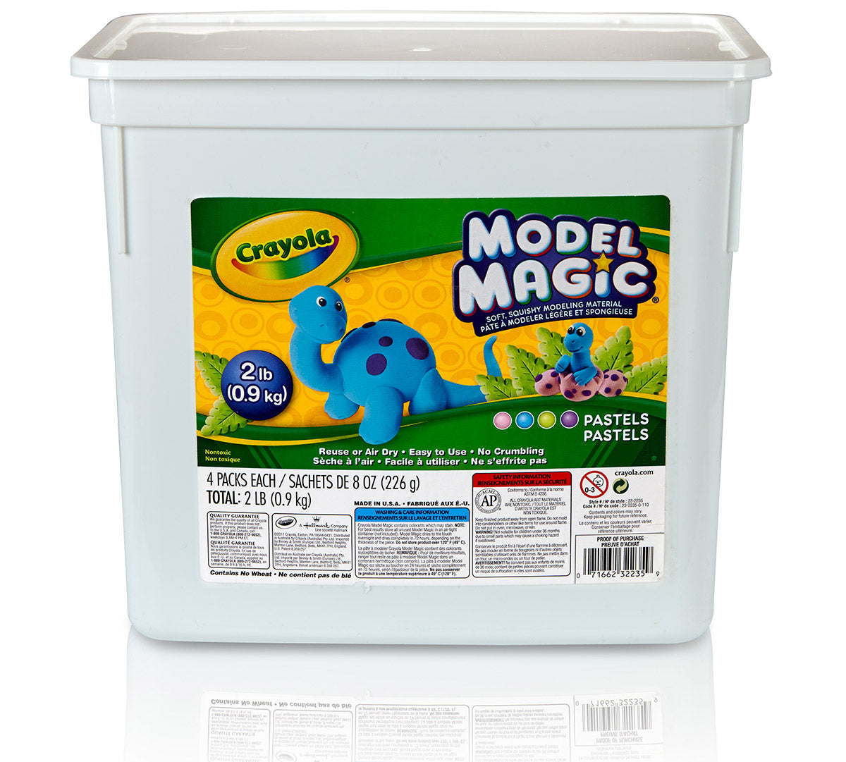 Model Magic 2lb Resealable Bucket, Pastels - US 4095