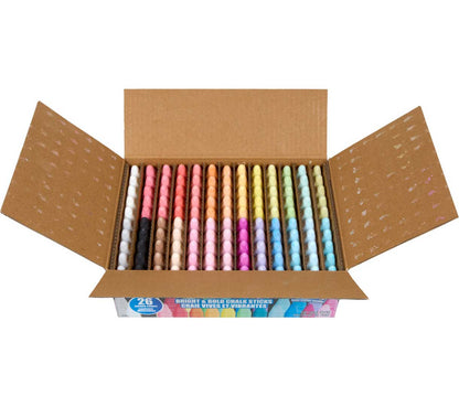 Washable Sidewalk Chalk, 130 Count - US 4908