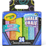 Washable Sidewalk Chalk, Glitter, 24 Count - US 8836
