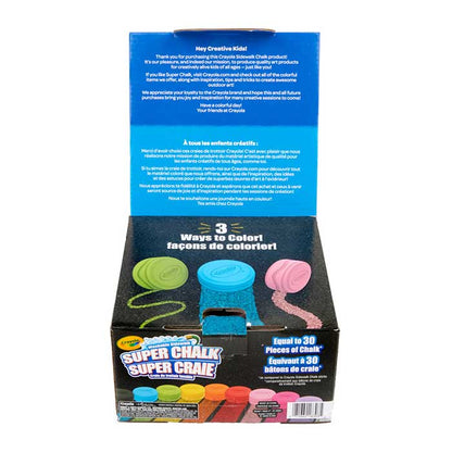 Washable Sidewalk Super Chalk, 10 count - US 6115