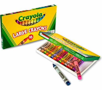 Crayola Large Crayons, 16 ct. - US 4447