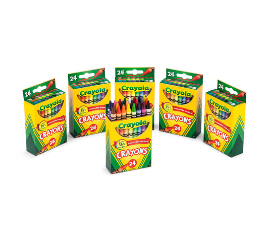 6 Box Classpack of 24 Count Crayons - US 7327